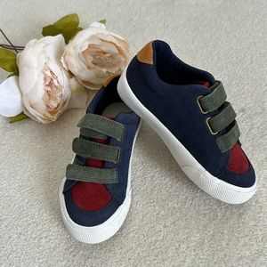 NEW Mini Boden Suede Color Block Sneakers